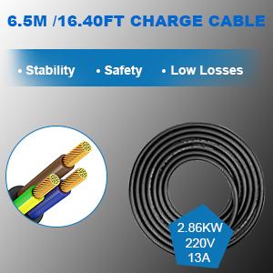 10A Reino Unido 3 PIN Plug To Type 1/ Tipo 2 Estação de Carregamento EV Wallbox Portátil Para EV / PHEV 8
