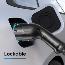 Estação de carregamento de veículos elétricos elétricos de fase única móvel 16A 32A Tipo 2 Tipo 1 GBT 10