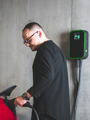 16A / 32A Wallbox Estação de carregamento de veículos elétricos domésticos 22KW 11KW 7KW 1 / 3 fase IEC 62196-2 Plug 1