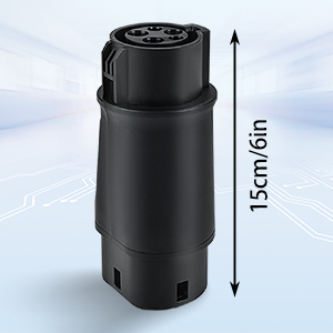 Adaptador de carregamento de veículos elétricos de tipo 1 a tipo 2 SAE J1772 a IEC62196 32A 250V 8KW 2