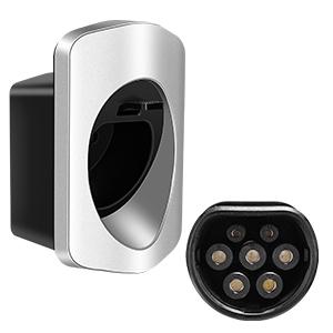 IEC62196-2 Tipo 2 Eletrodoméstico, suportador de enchufe, organizador de cabos de carregamento, conector de montagem na parede 3