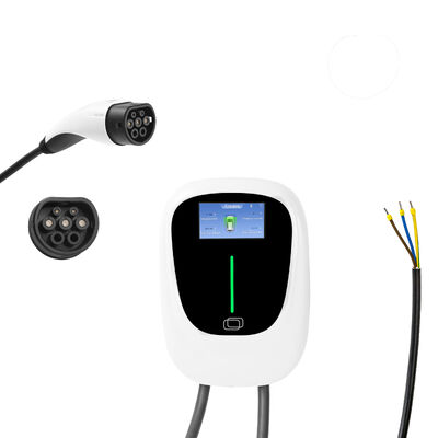 11KW 16/32A Display Screen AC EV Wallbox Estação de carregamento de veículos elétricos em casa ou em ambientes comerciais