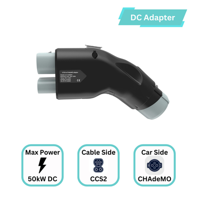 250A CCS2 para CHAdeMO Adaptador de Carregamento Rápido DC EV Adaptador Combo 2 para CHAdeMO EVSE Adaptador para proprietário de Nissan Leaf