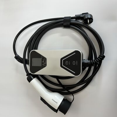 Carregador EV portátil de nível 2 Type1 GBT 3,6KW 7,2KW IP65 Caixa de carregamento a bordo à prova d'água para uso doméstico de emergência